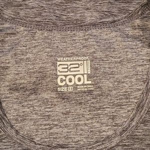 Weatherproof, stretchy short sleeve shirt. 25" long.